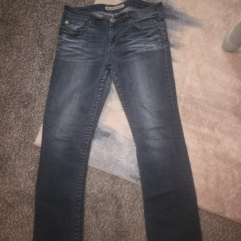 Big Star Women's Dark Blue Bootcut Jeans Size 30 Reg